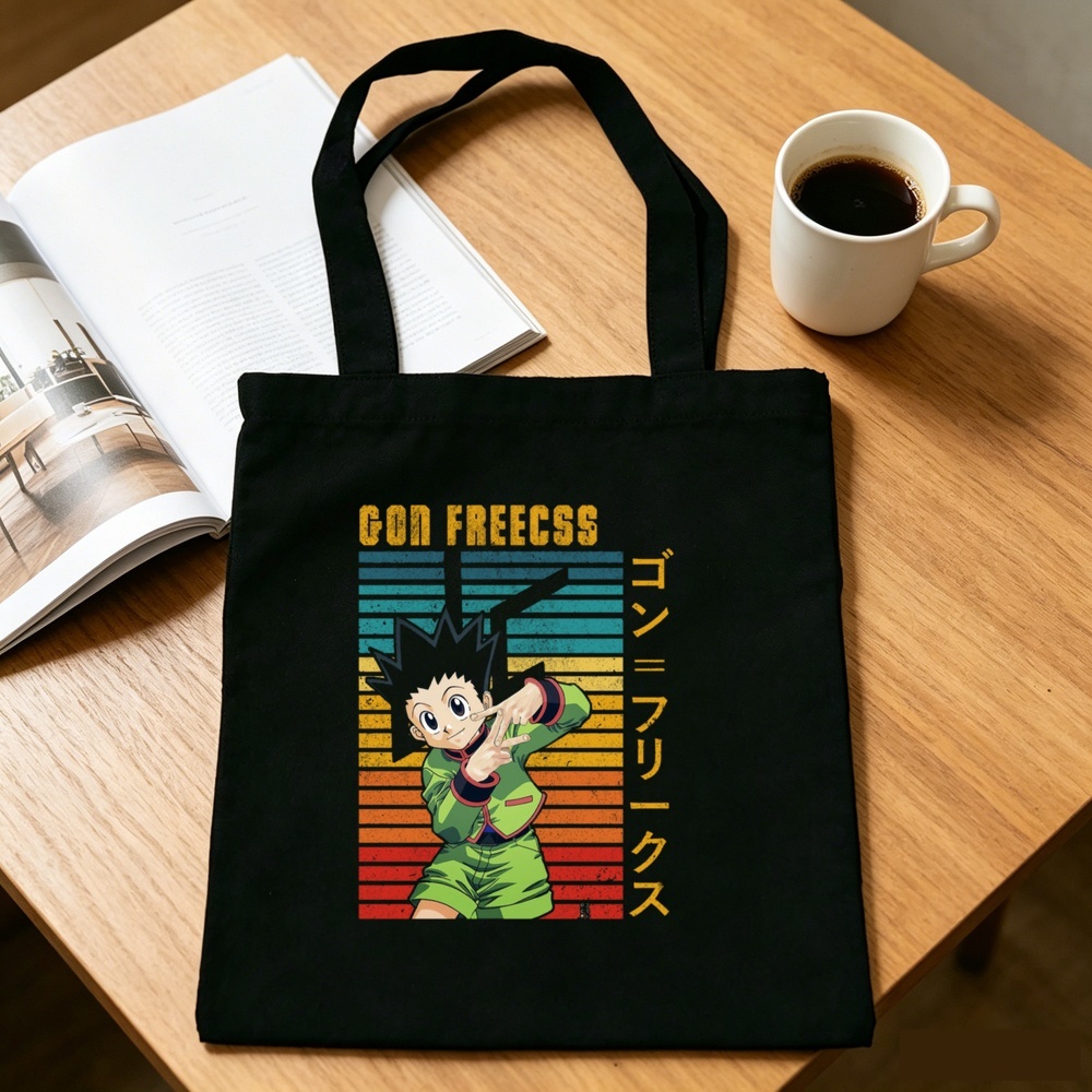 Women X Bags - ハンター×ハンターのトートバッグ、布製トートバッグ、ショッピングバッグ、肩掛けバッグ、女性用。