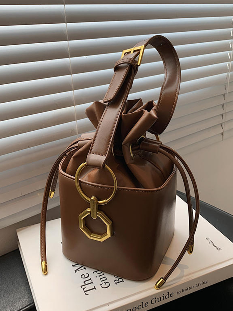 Women Bags Zara - ヴィンテージ Pu レザーミニクロスボディバッグ女性の秋のファッション通勤ハンドバッグ 2024 新ソリッドカラーレディスクエアパック