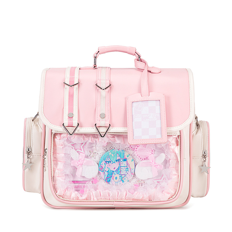 Women'S Bags Cross Body - 日本のランドセル青少年女子ハンドヘルドブックバッグかわいいバックパック JK 制服バッグ痛みバッグ大容量クロスボディバッグ女の子のための
