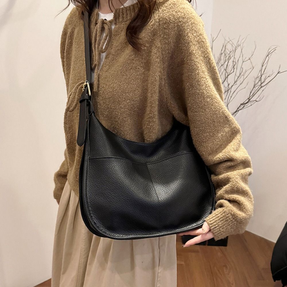 Women'S Work Bags Designer - PUレザー PUレザートートバッグ ブラックコーヒー カーキ 大容量メッセンジャーバッグ シンプルデザイン