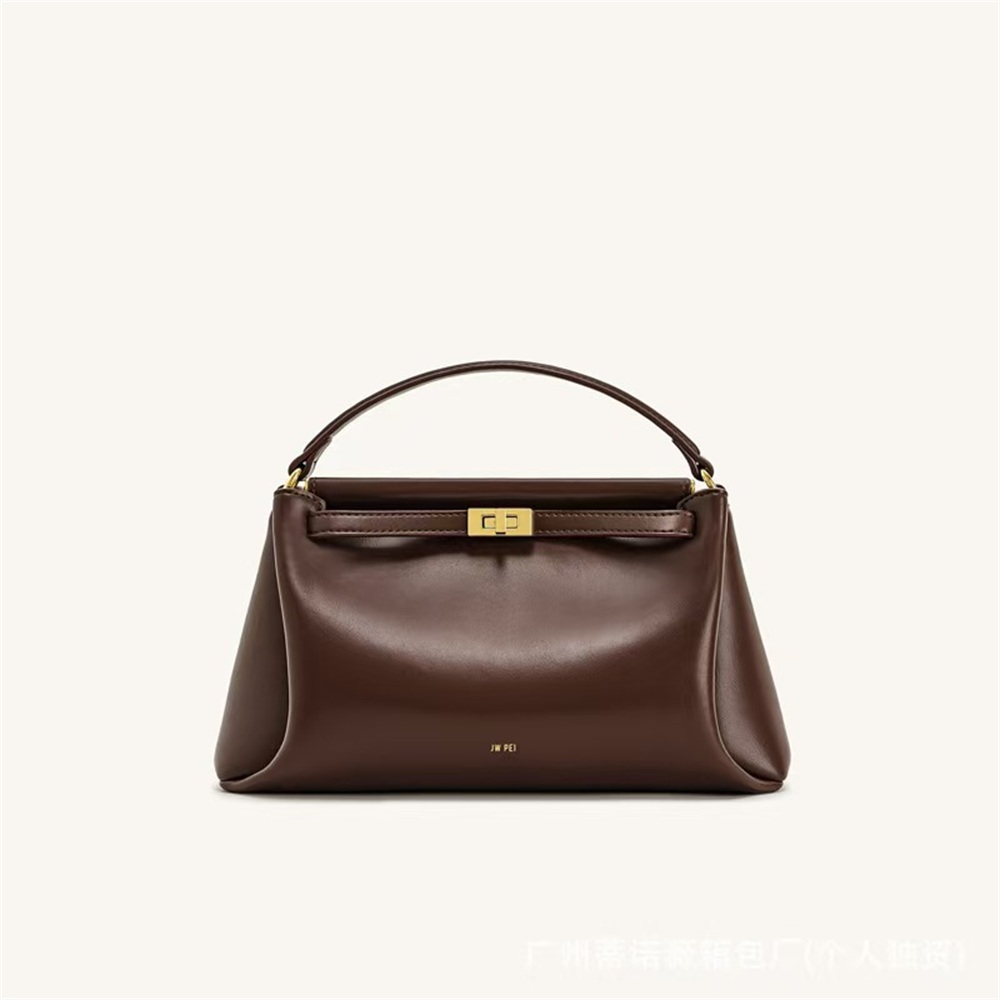 Women Bags For Airport - JW PEI フレンチスタイルのスナップ留めが特徴のハンドバッグ、2026年新作モデル、女性用クロスボディ小型限定高級ショルダーバッグ