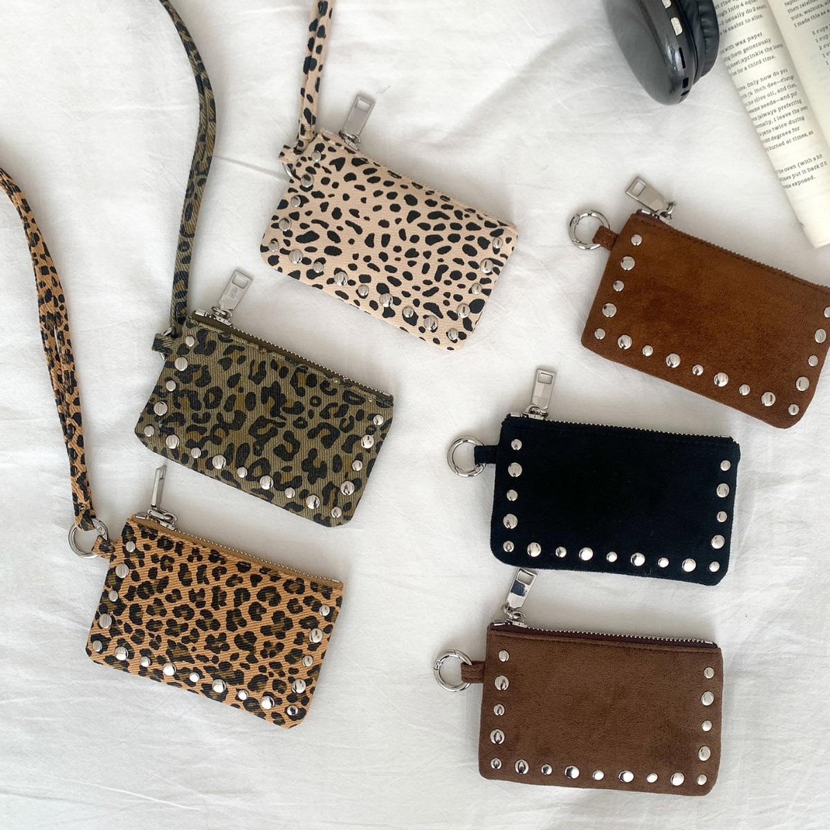 新しいスタッズ付きショルダーバッグミニクレジットカードホルダ - Women'S Bags Cross Body のレビューと価格