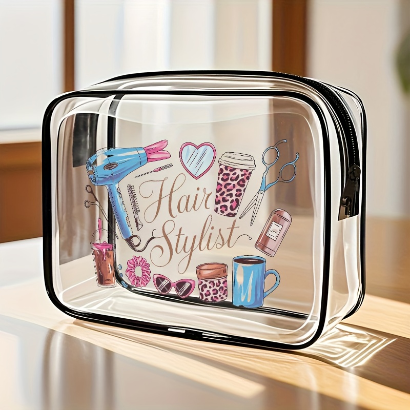 1pc クリアメイクアップバッグ透明トラベルトイレタリーポー - Women Bags For Airport のレビューと価格