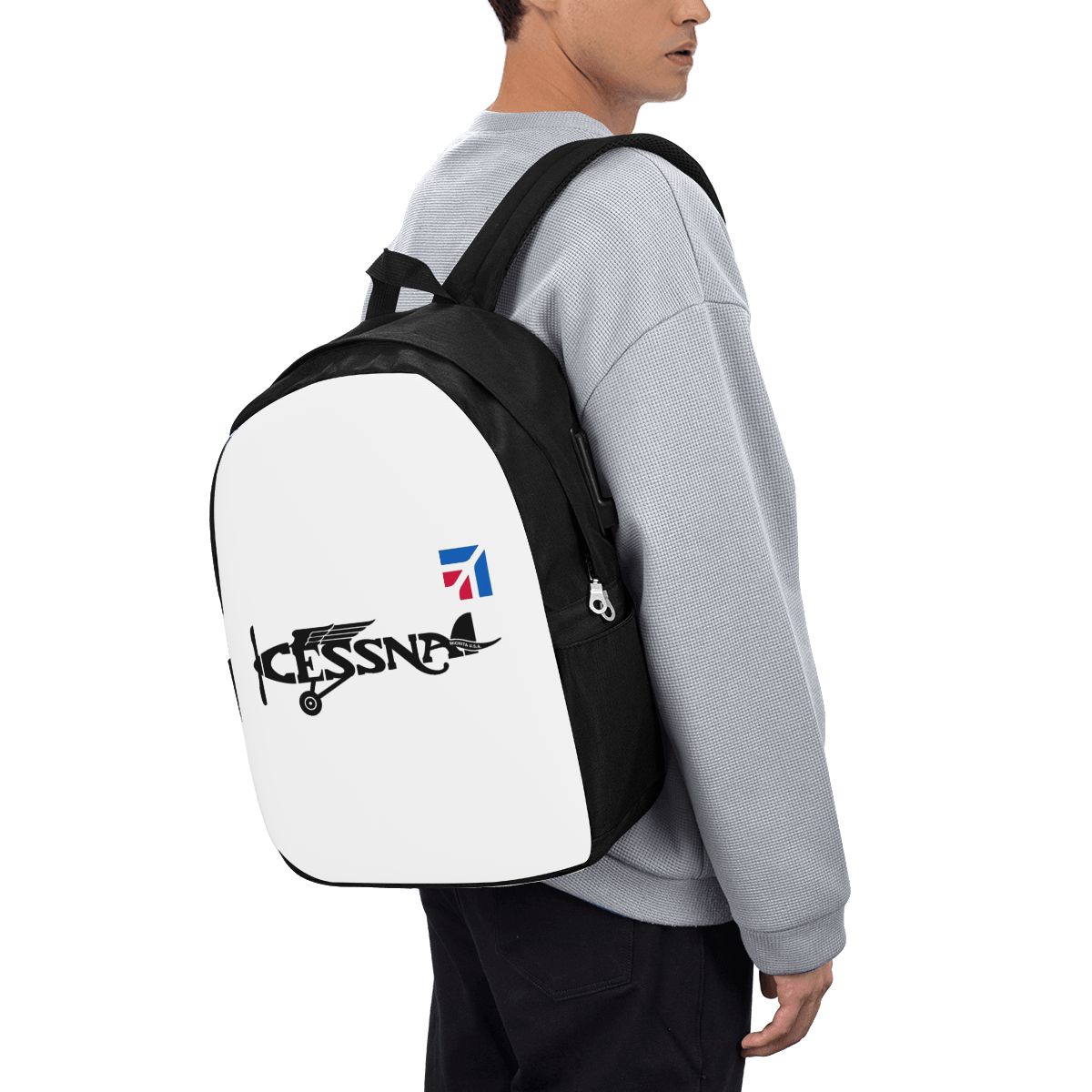 セスナロゴバックパック旅行ノートブックバッグコンピュータ大学 - Women'S Bag のレビューと価格