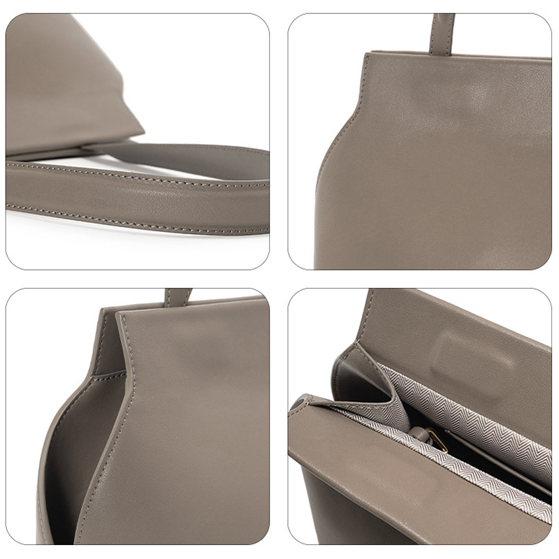 レディース ミニマリスト 牛革 本革 ショルダートートバッグ - Women Bags For Office Use のレビューと価格