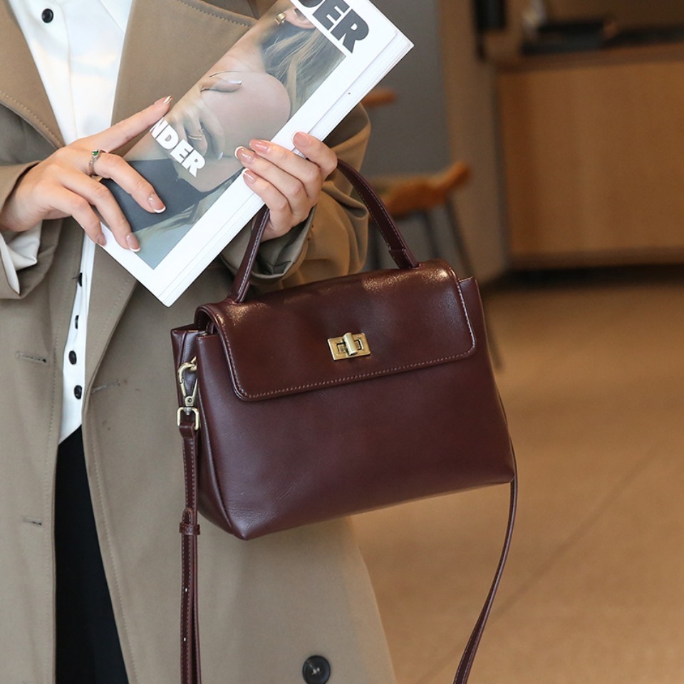 100% 本物の牛革レザー女性のクロスボディハンドバッグ女性 - Women'S Work Bags Designer のレビューと価格