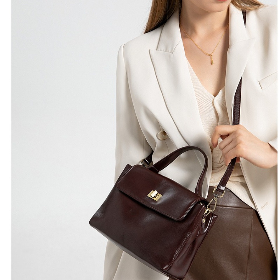 100% 本物の牛革レザー女性のクロスボディハンドバッグ女性 - Women'S Work Bags Designer のレビューと価格