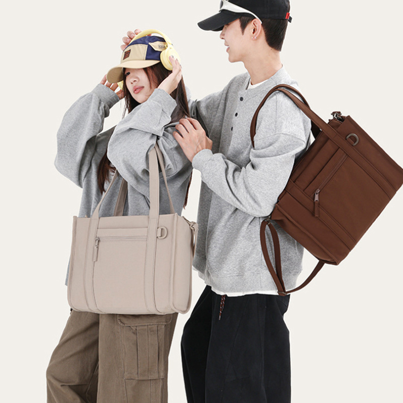 大容量キャンバス製トートバッグ。複数のポケット付きで、肩掛け - Women Bags For Office Use のレビューと価格