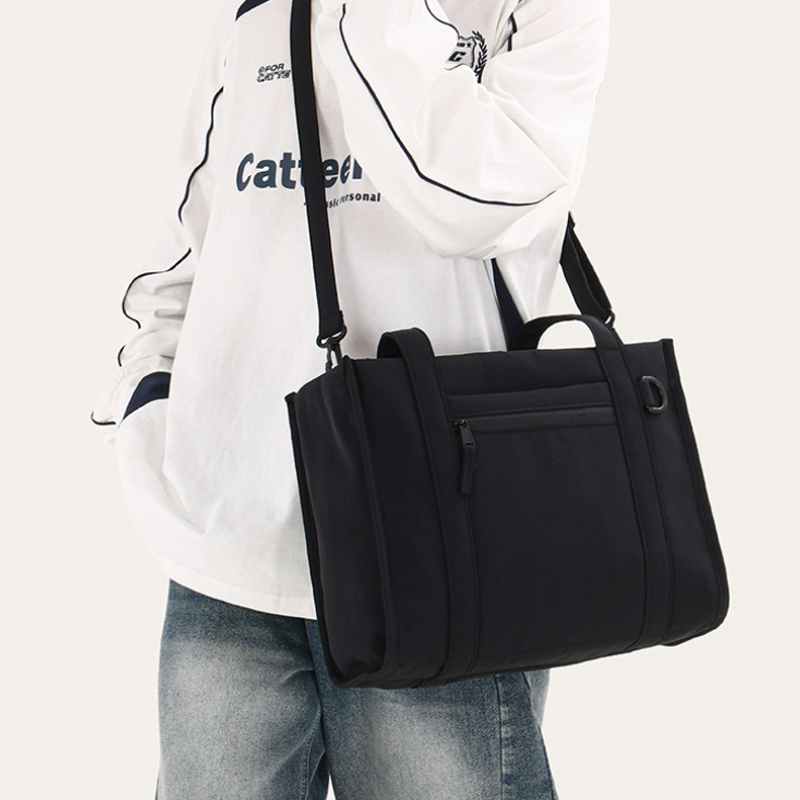 大容量キャンバス製トートバッグ。複数のポケット付きで、肩掛け - Women Bags For Office Use のレビューと価格