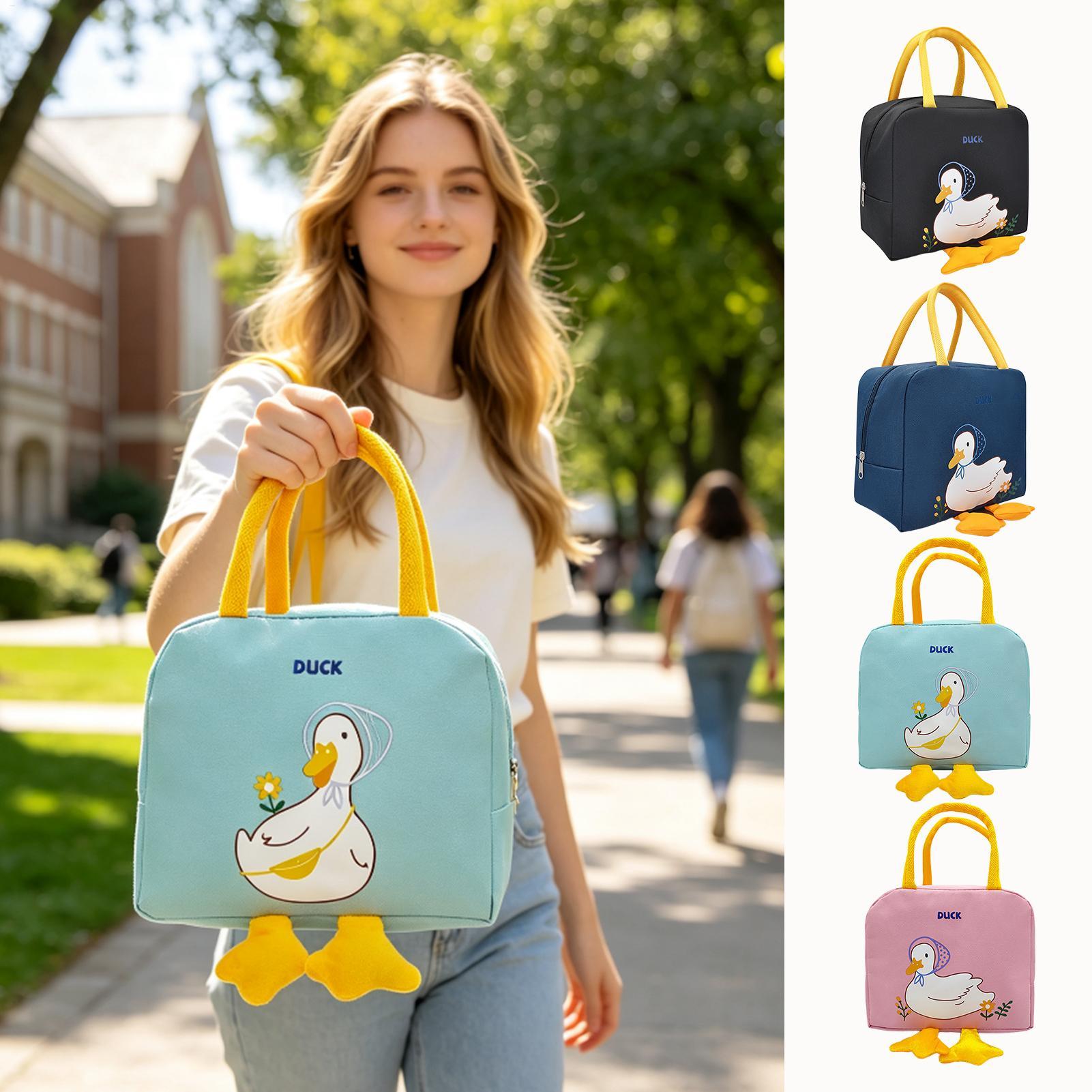 ランチバッグ ダックデザイン かわいい 再利用可能 保温・保 - Women'S Work Bags Designer のレビューと価格