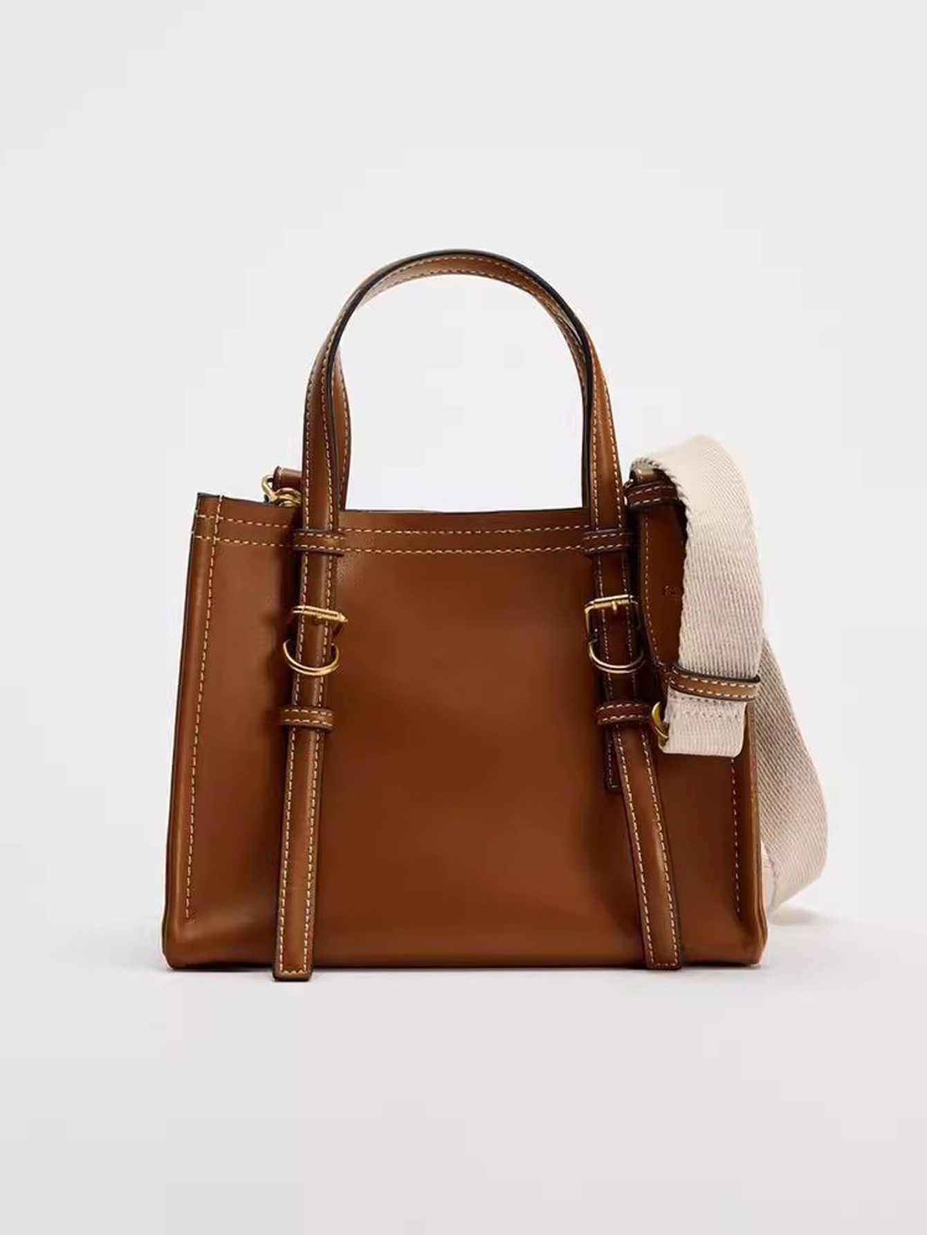 クロスボーダー 2024 ブラウン イエロー ハンドバッグ  - Women Bags Zara のレビューと価格