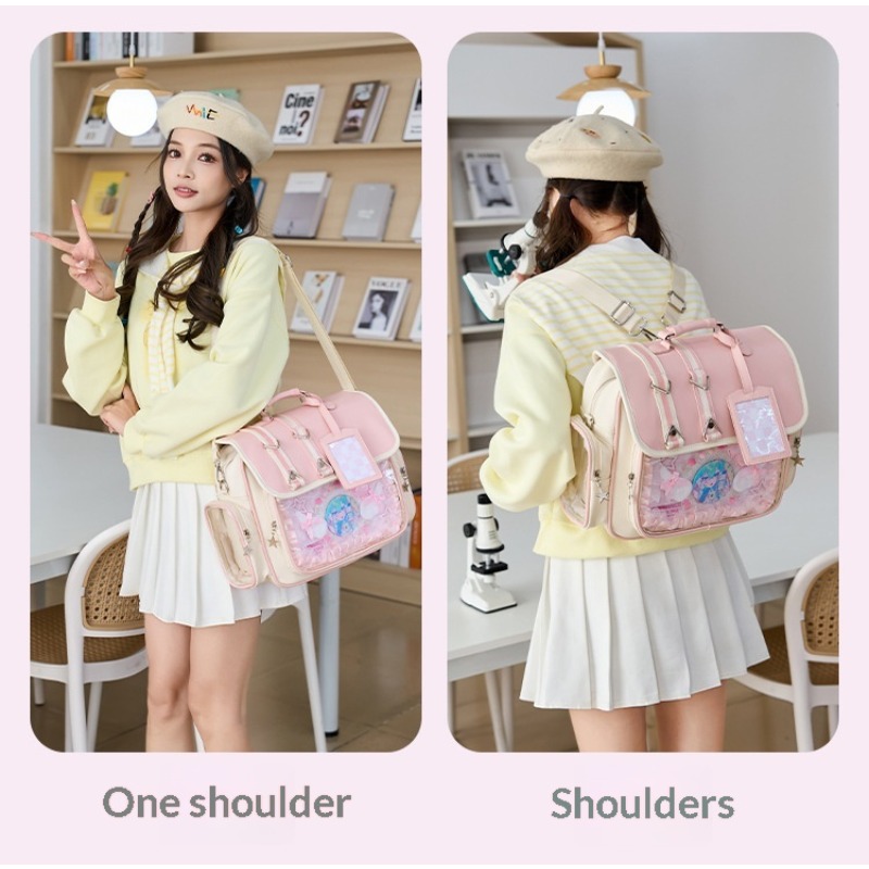 日本のランドセル青少年女子ハンドヘルドブックバッグかわいいバ - Women'S Bags Cross Body のレビューと価格