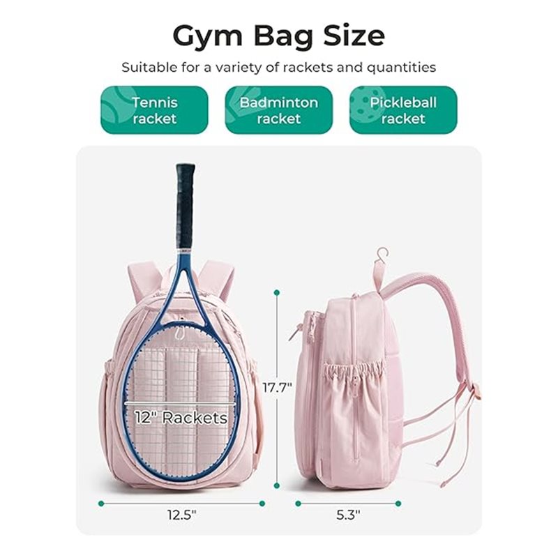 【値下げ！ 女性用テニスジムバッグ、ラケット収納可能、コート - Women Bags Price のレビューと価格