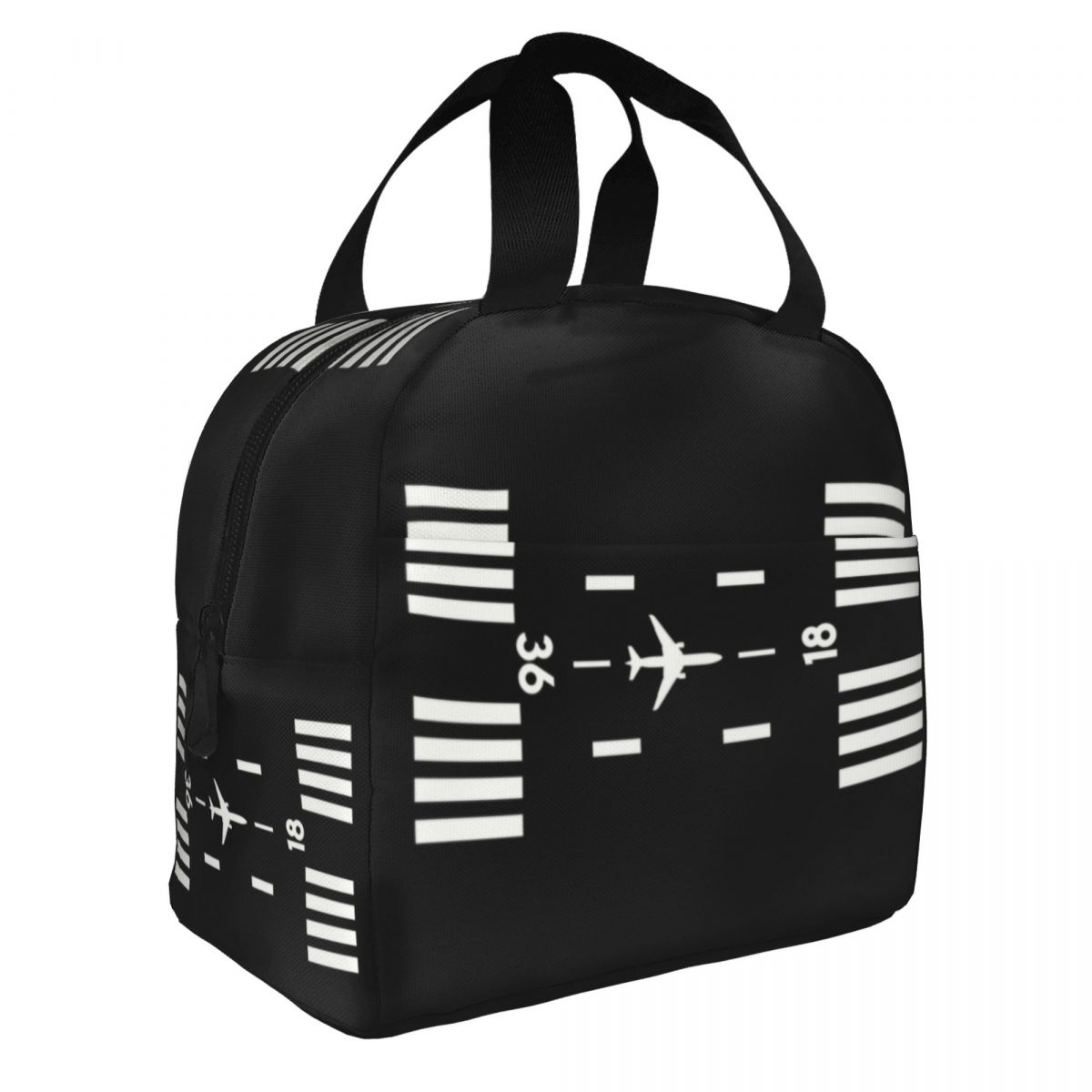 空港滑走路柄のランチバッグ。男女兼用。保冷・保温機能付きで、 - Women Bags For Airport のレビューと価格