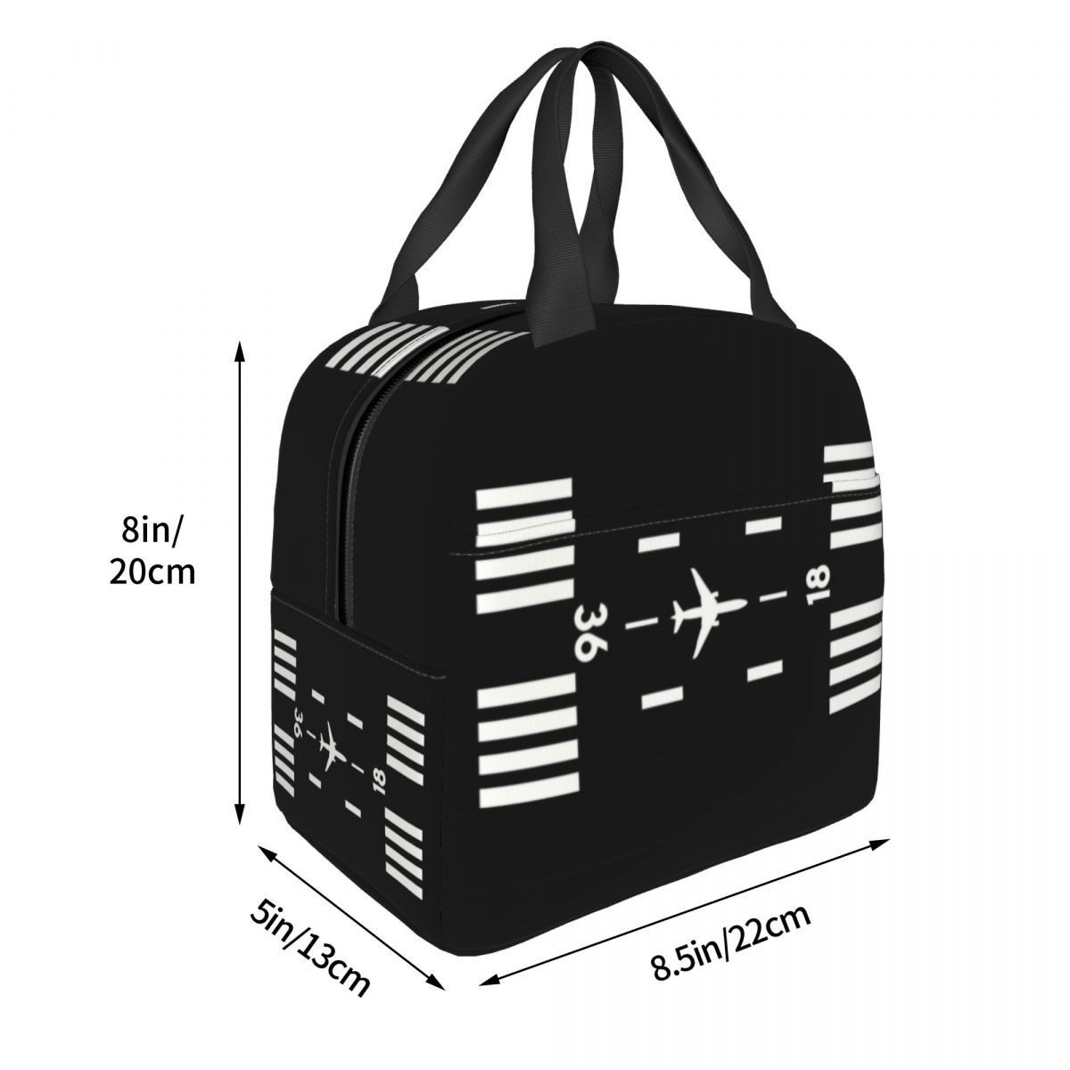 空港滑走路柄のランチバッグ。男女兼用。保冷・保温機能付きで、 - Women Bags For Airport のレビューと価格