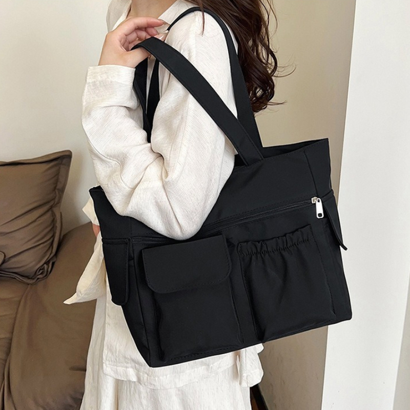 女性用多ポケットハンドバッグ、大容量ジッパーショルダーバッグ - Women Bags Work のレビューと価格