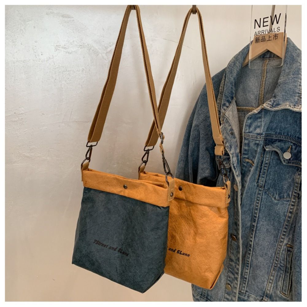 女性用クラフト紙クロスオーバーボディバッグ,大容量,カジュア - Women'S Bags Cross Body のレビューと価格