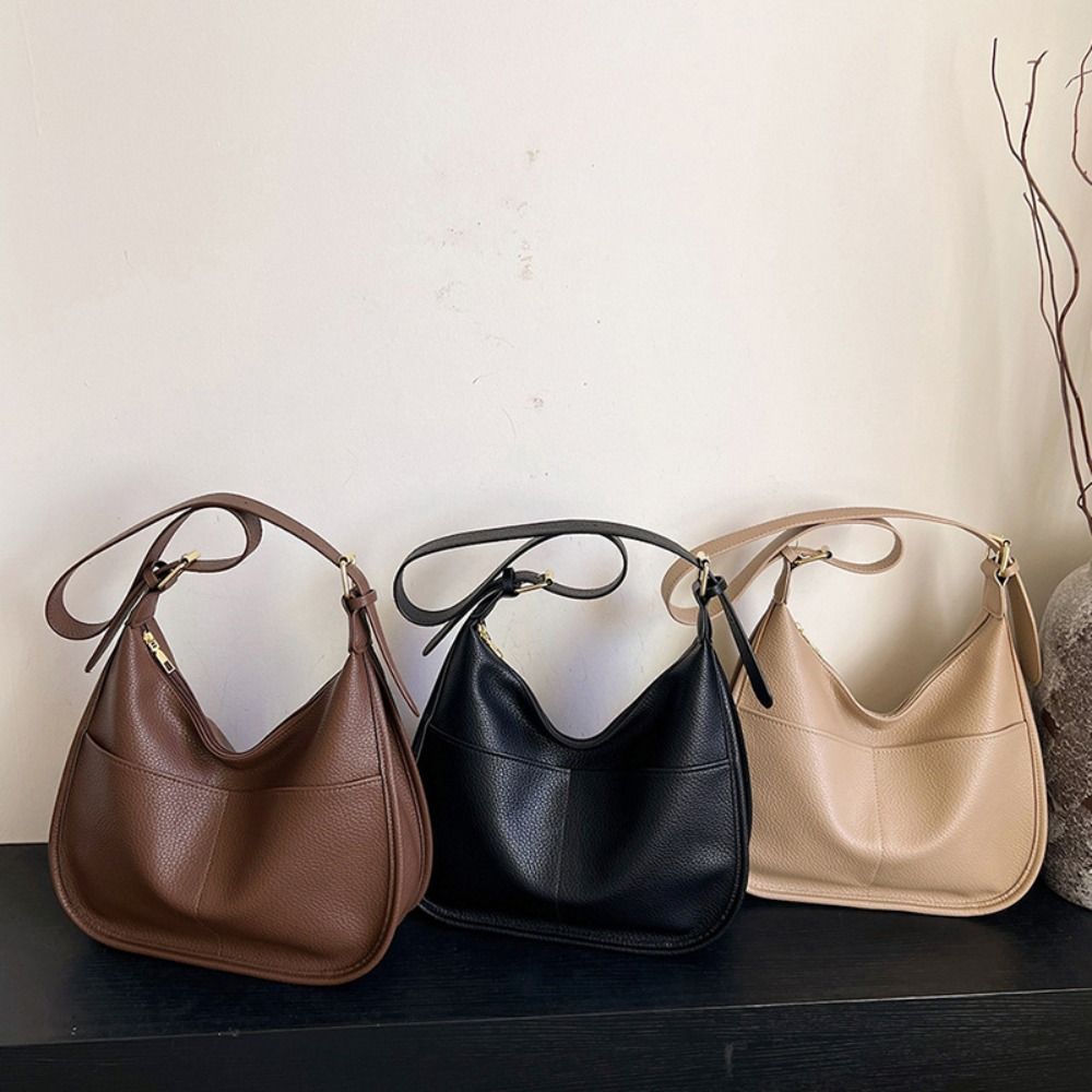 PUレザー PUレザートートバッグ ブラックコーヒー カーキ - Women'S Work Bags Designer のレビューと価格