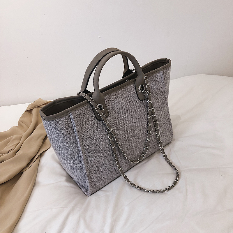 SGARR 高品質女性用キャンバスハンドバッグ 大容量チェー - Women Bags Zara のレビューと価格
