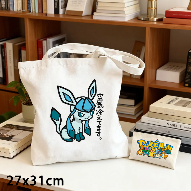 2個セット ポケモン キャンバスバッグとコインケースセット  - Women'S Bags Cross Body のレビューと価格