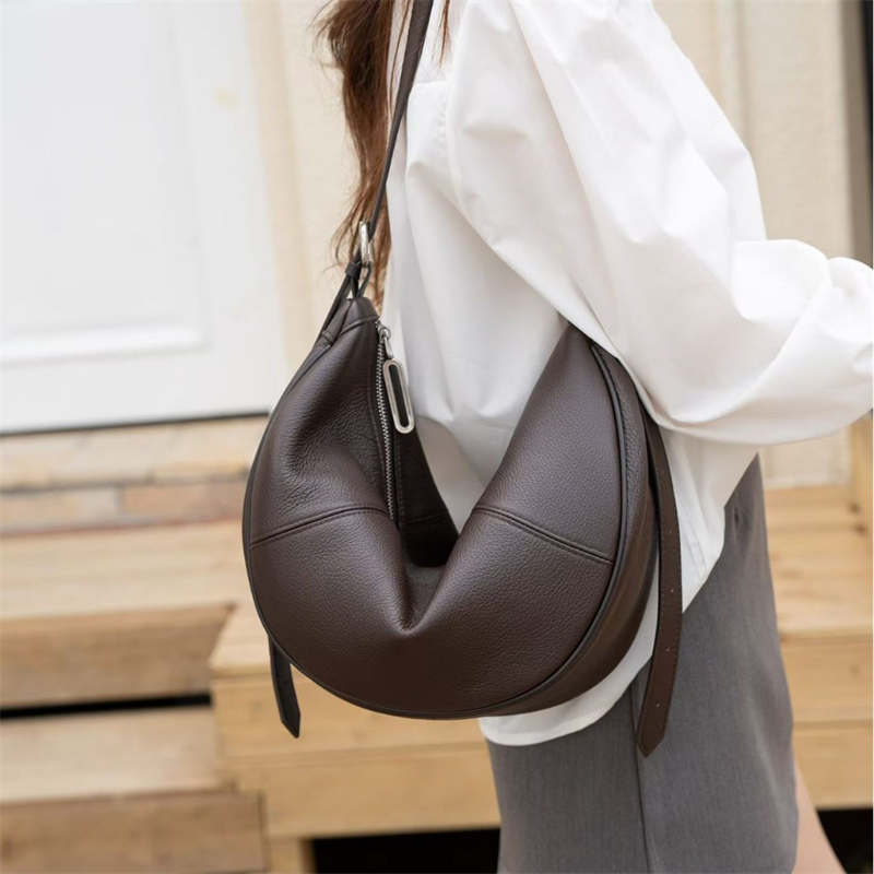 BURMINSA 本革製 ホーボーバッグ レディース ゆった - Women Bags Work のレビューと価格