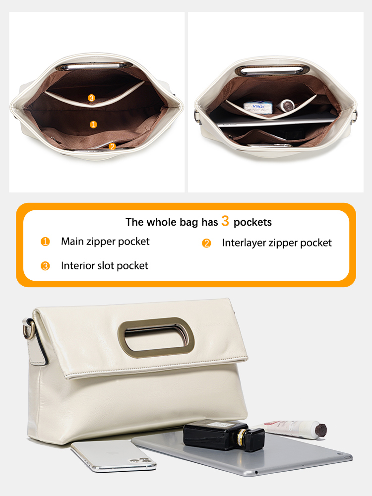 Zency エレガントな本革製ハンドバッグ。大容量で、ベージ - Women'S Work Bags Designer のレビューと価格