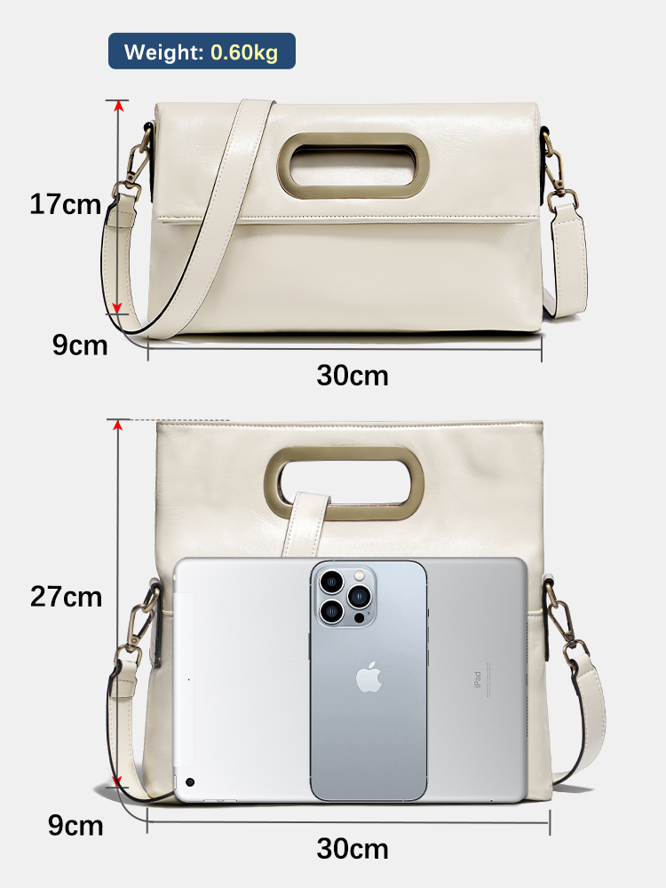 Zency エレガントな本革製ハンドバッグ。大容量で、ベージ - Women'S Work Bags Designer のレビューと価格