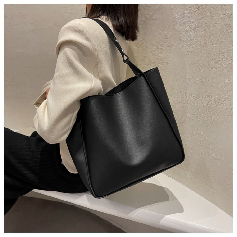 女性用大容量PUレザーハンドバッグ,トラベルバッグ,ショルダ - Women Bags Zara のレビューと価格