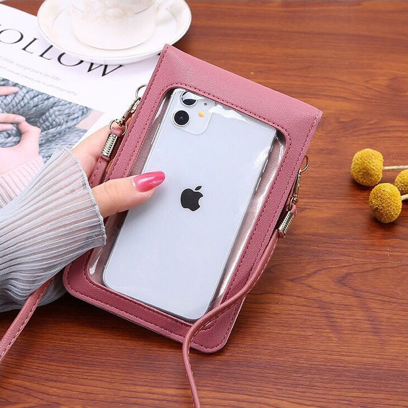かわいい漫画柄のタッチスクリーン対応スマホバッグ 女性用 - - Women'S Bags Cross Body のレビューと価格