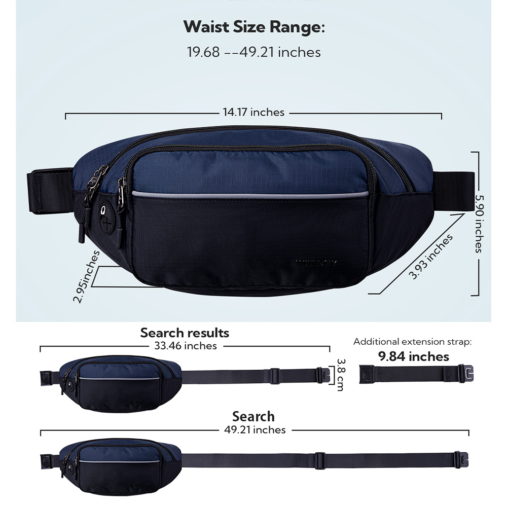 ウォーターフライ-男性と女性のための大きなファニーパック、ク - Women'S Bags Cross Body のレビューと価格