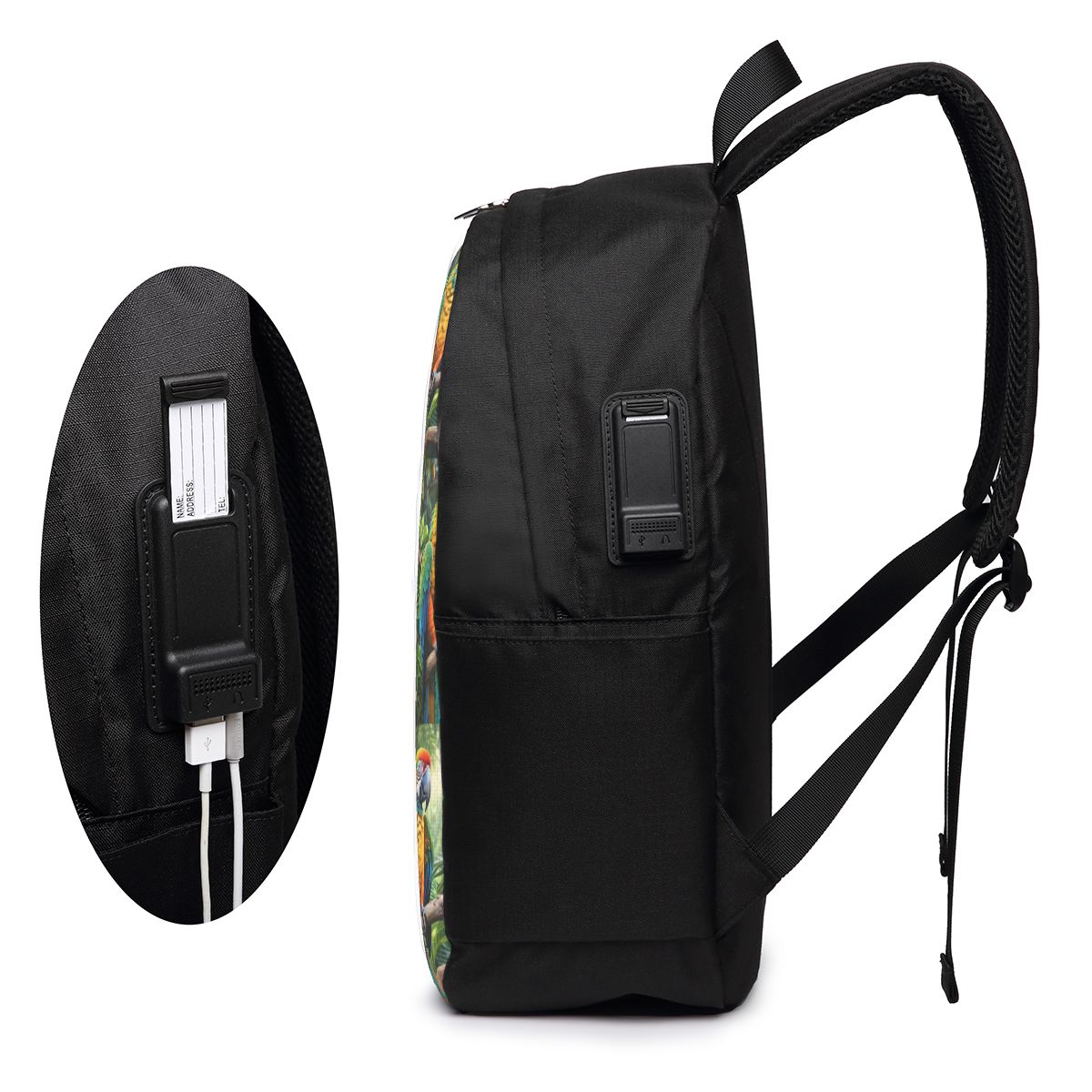 かわいいコンゴウインコのバックパック旅行ノートブックバッグコ - Women Bags Laptop のレビューと価格