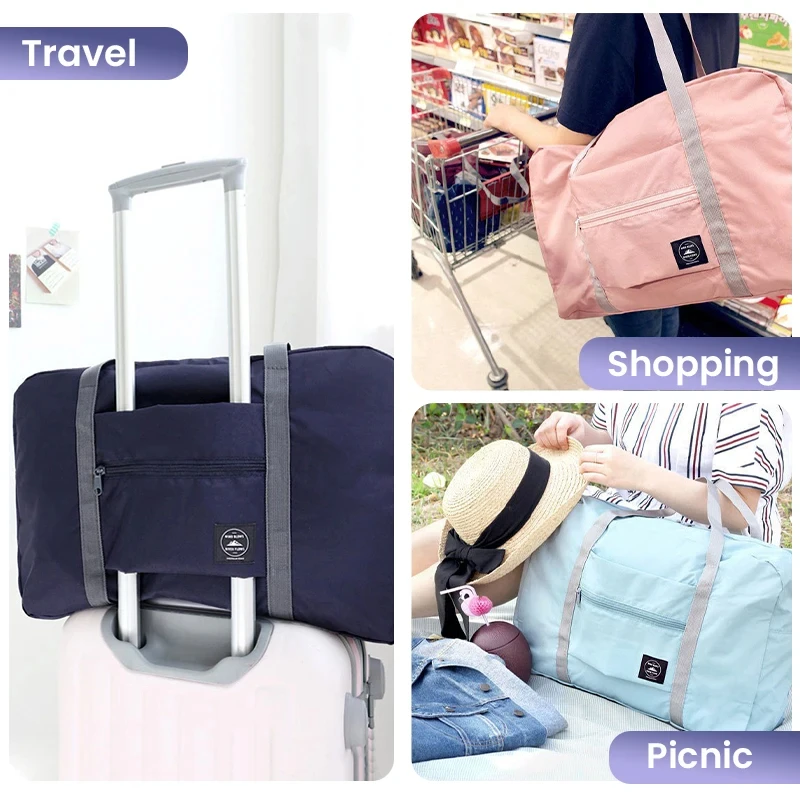 折りたたみ式トラベルダッフルバッグ 航空会社の機内持ち込みバ - Women'S Bag のレビューと価格