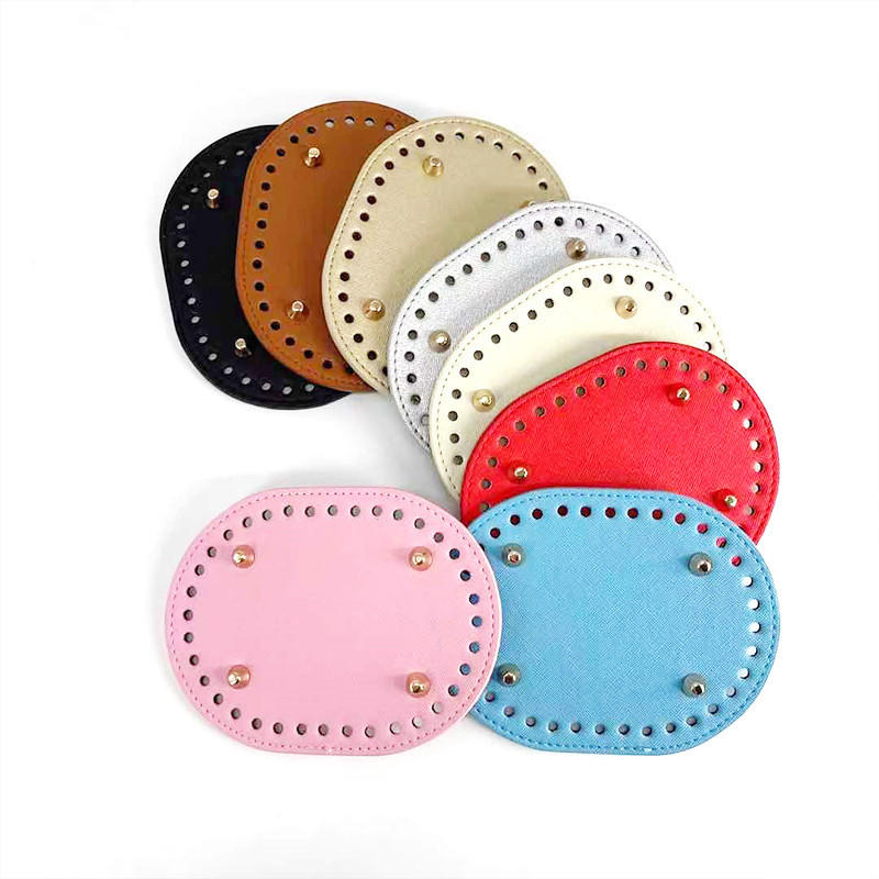 14.5x11cmオーバル底、ニットバッグ用PUレザーバッグ - Crochet Market Bag のレビューと価格