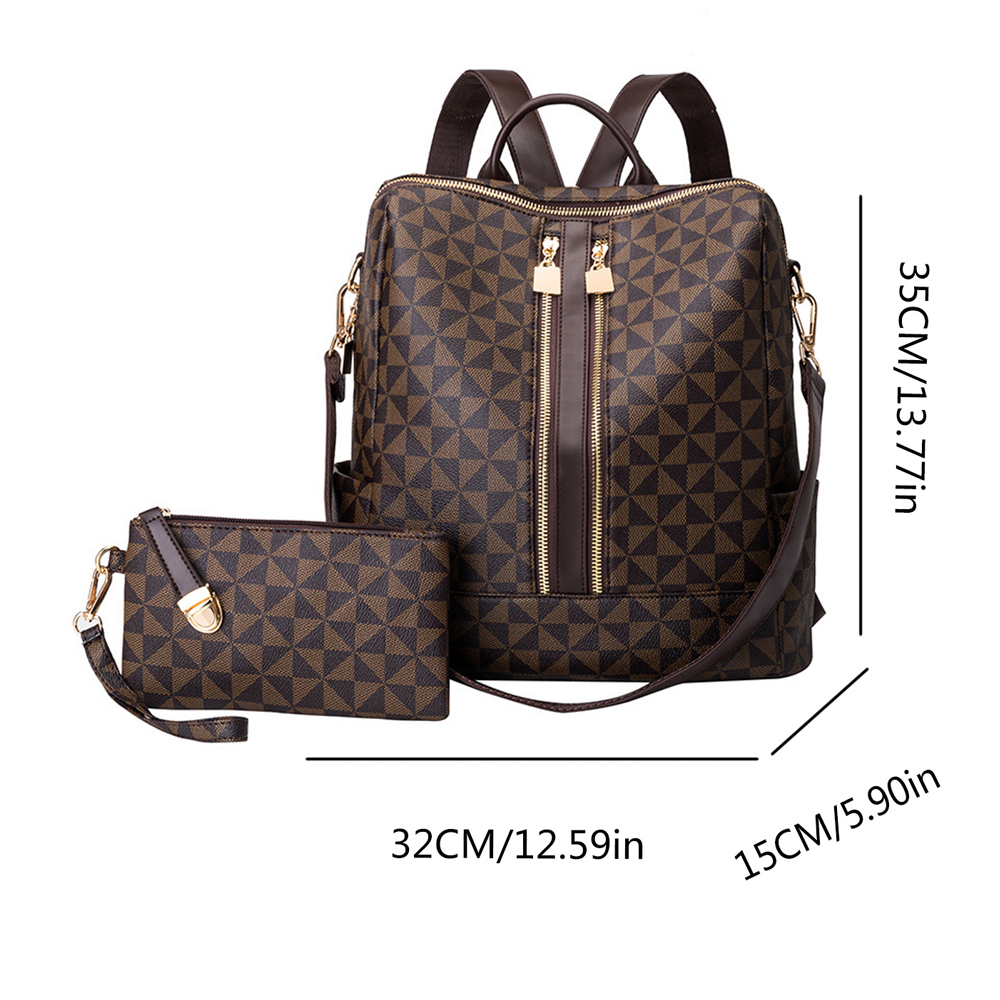 バックパックとハンドバッグの2点セット、女性用、防水ダブルシ - Women'S Bags Cross Body のレビューと価格