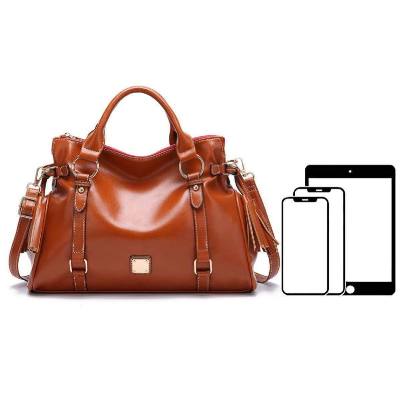 レトロなソフトレザーの女性の大容量トートバッグ高級デザイナー - Women'S Work Bags Designer のレビューと価格