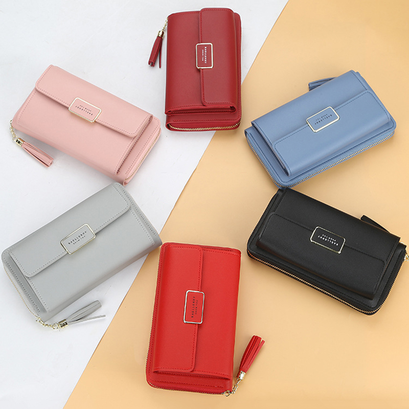 携帯電話財布クロスボディバッグファッション財布ショルダーバッ - Women Bags Price のレビューと価格
