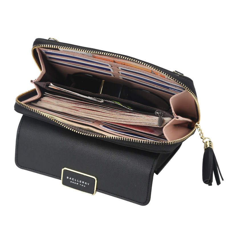 携帯電話財布クロスボディバッグファッション財布ショルダーバッ - Women Bags Price のレビューと価格
